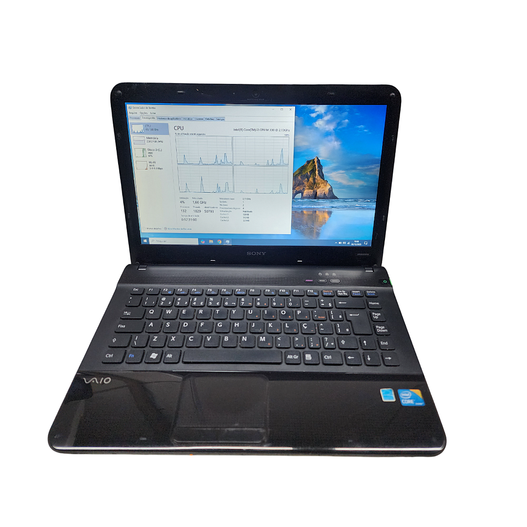 Notebook Sony Vaio pcg-61311x Core i3, 4Gb, HD 320Gb - Usado